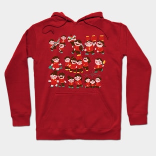 Children celebrating Chinese New Year Hoodie